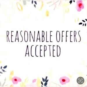 Reasonable Offers Accepted❣️